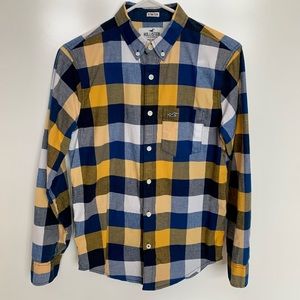Hollister Plaid Button Down Shirt